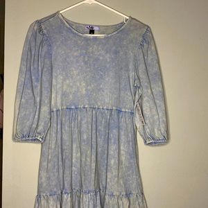 Vylette , Medium, Blue Jean dress